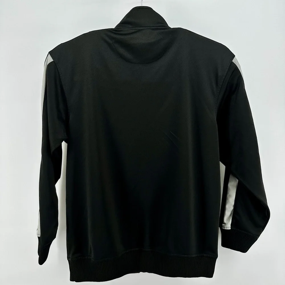 Colorado Rockies MLB Track Jacket Mens Medium Black Full Zip Mock Neck 94239